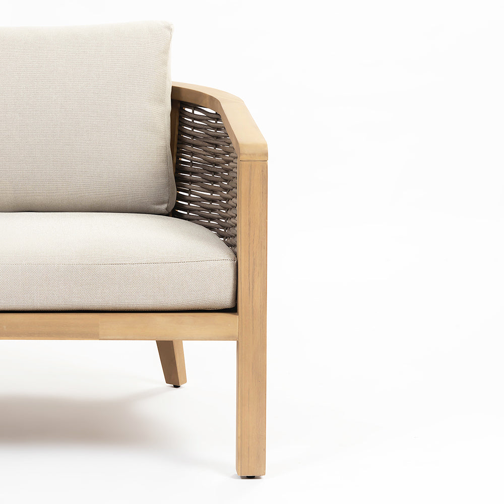 Codeine Timber Outdoor 3 Seater Sofa