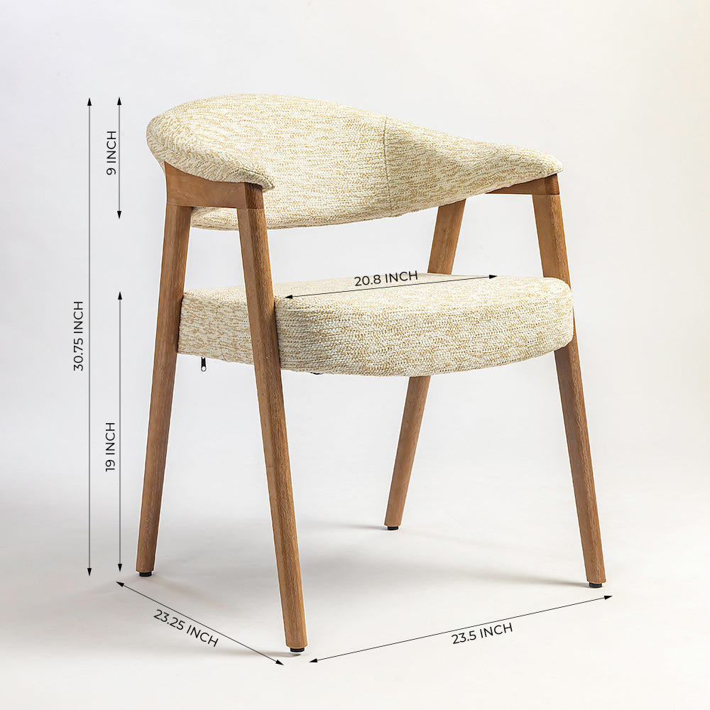 Cleffy Beech Wood Dining Chair