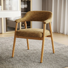 Mustard Beech Wood Dining Chair