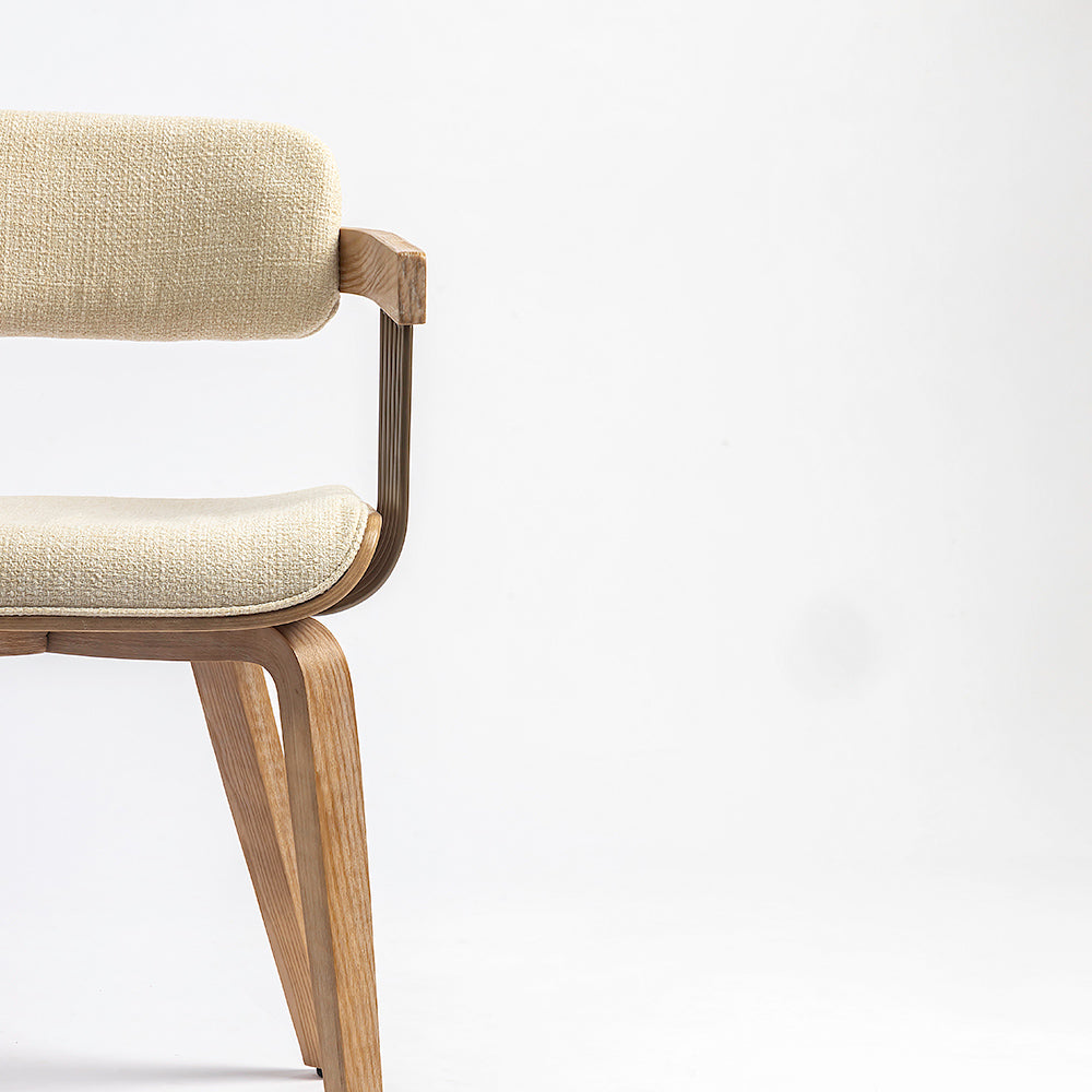 Blonde Wooden Dining Chair