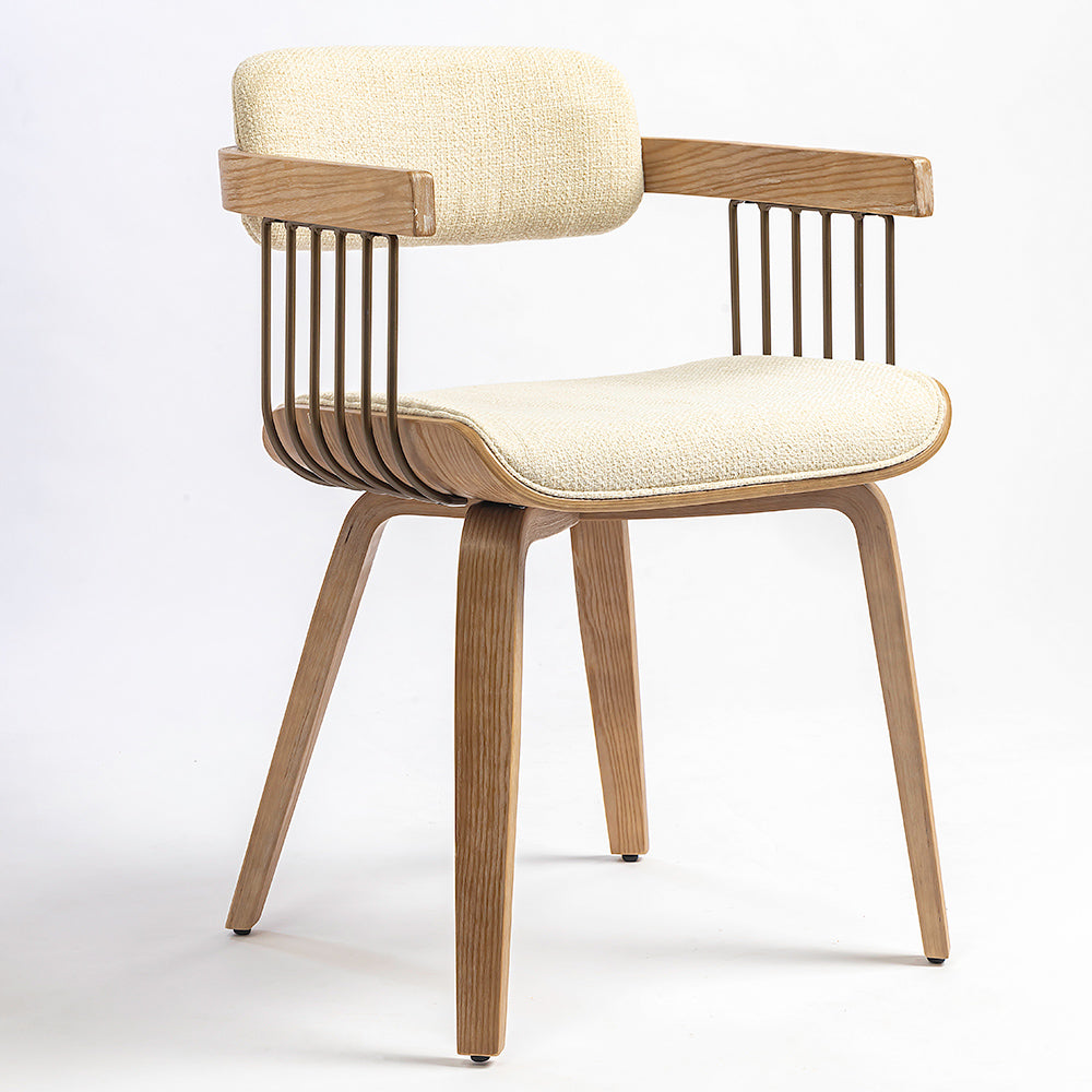 Blonde Wooden Dining Chair