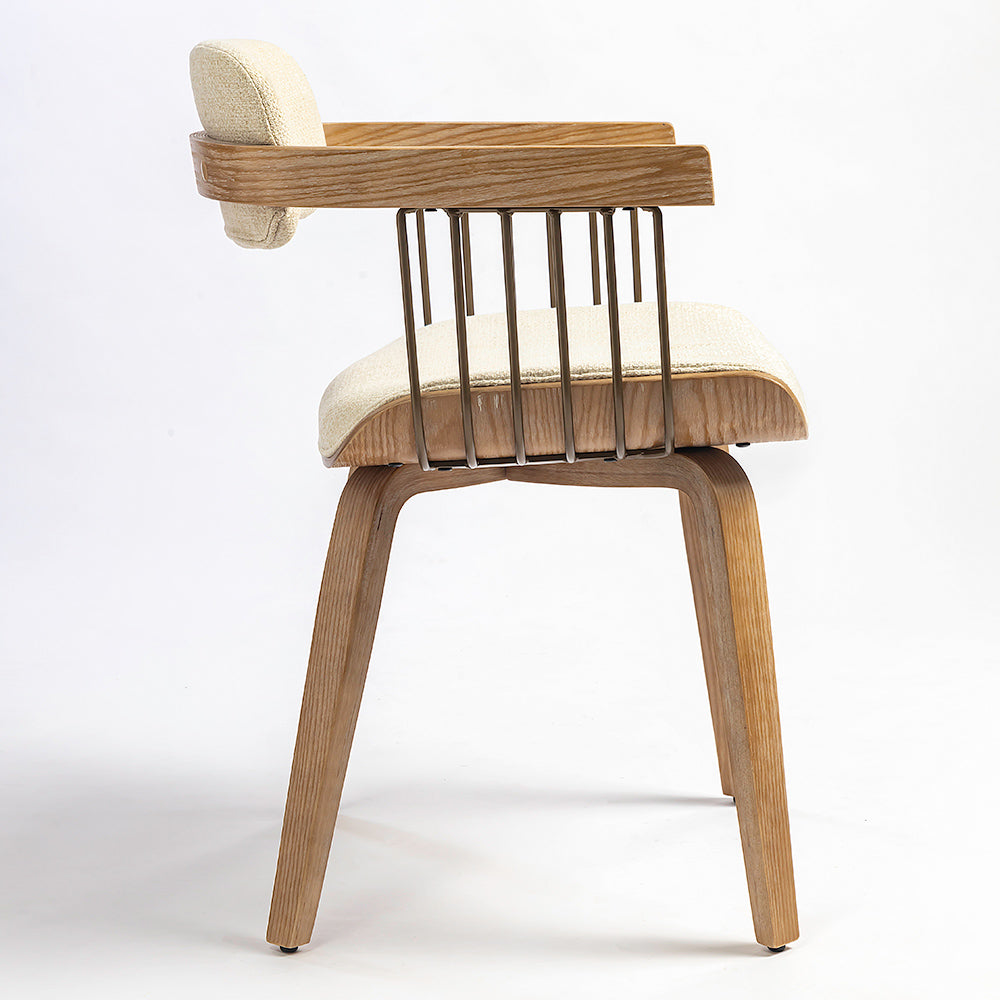 Blonde Wooden Dining Chair
