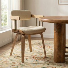 Blonde Wooden Dining Chair