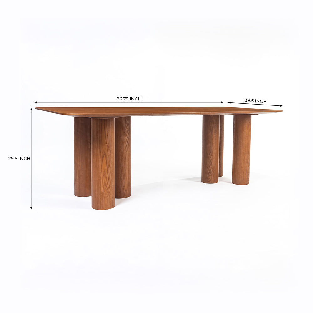 Salad Plywood 8 Seater Dining Table