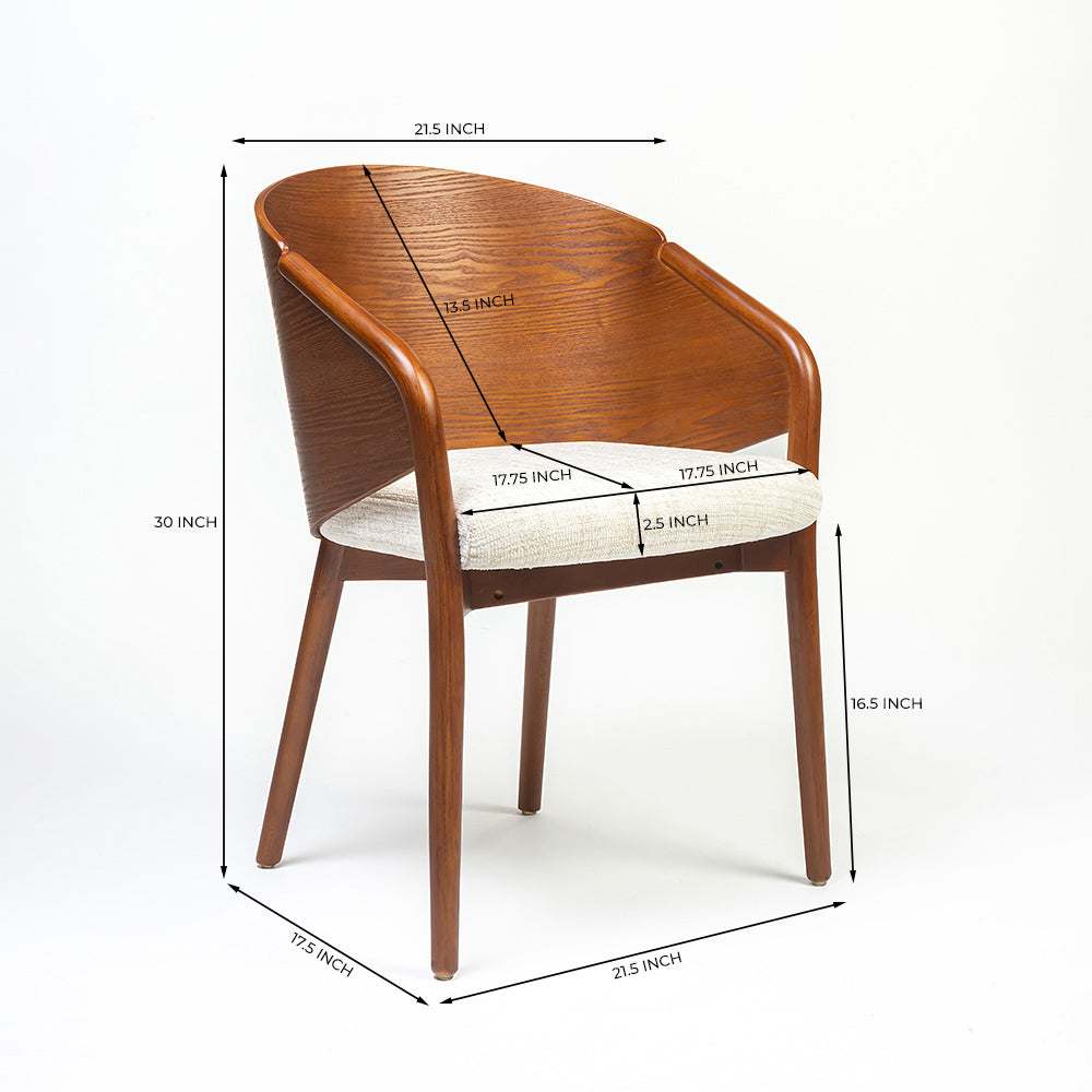 Pusha Wooden Dining Chair