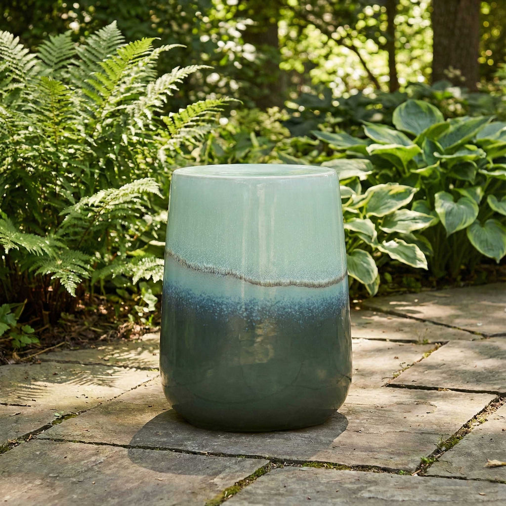 Bleach Ceramic Garden Stool
