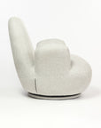 Liana Wooden Swivel Lounge chair - Light Grey