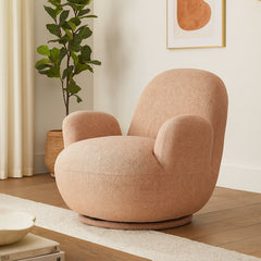 Liana Wooden Swivel Lounge chair