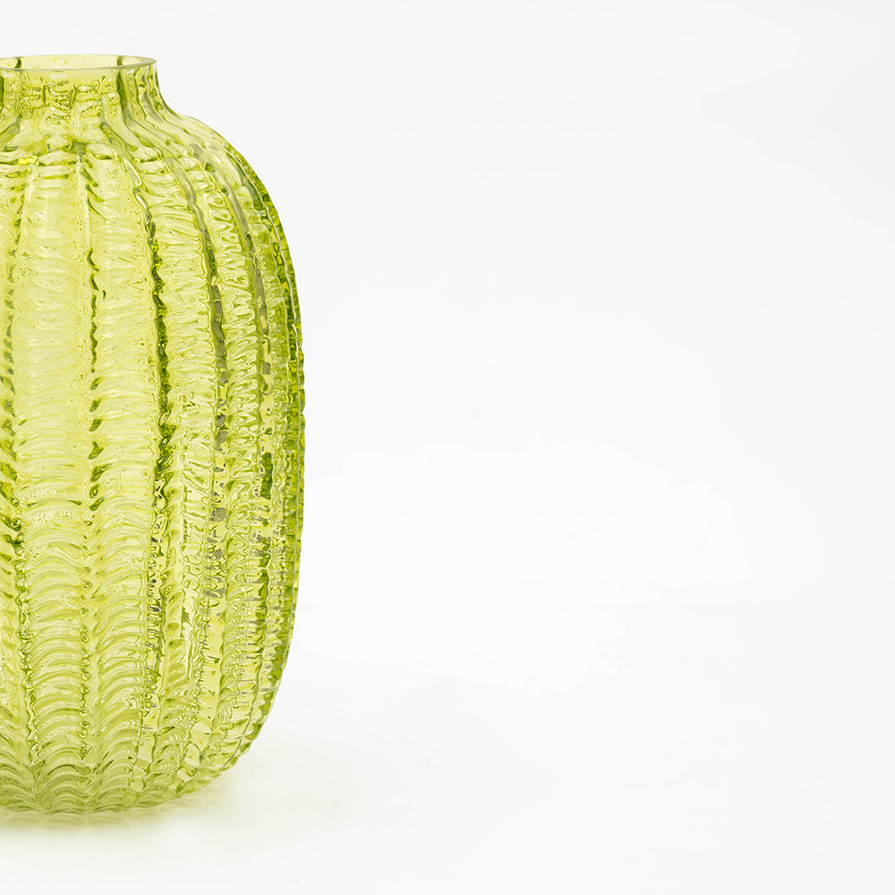 Evergreen Glass Vase