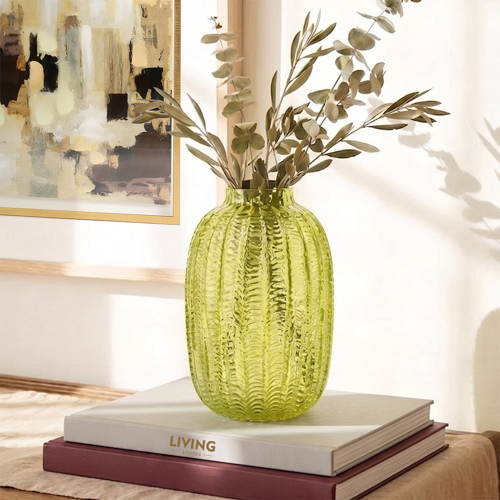 Evergreen Glass Vase