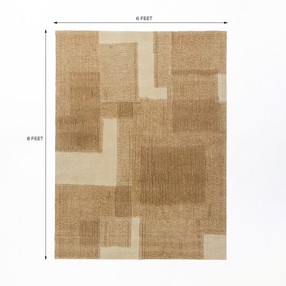 Sandstone Blocks Hand-Tufted Rug