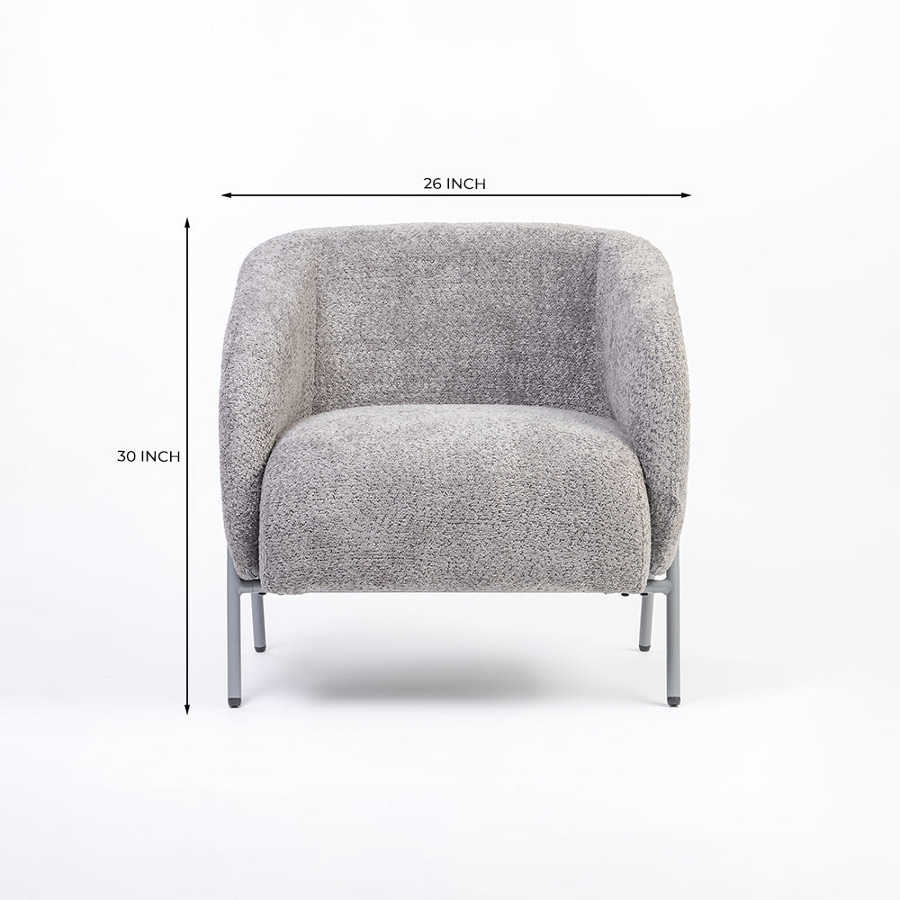 Sunbeam Lounge Chair - Grey