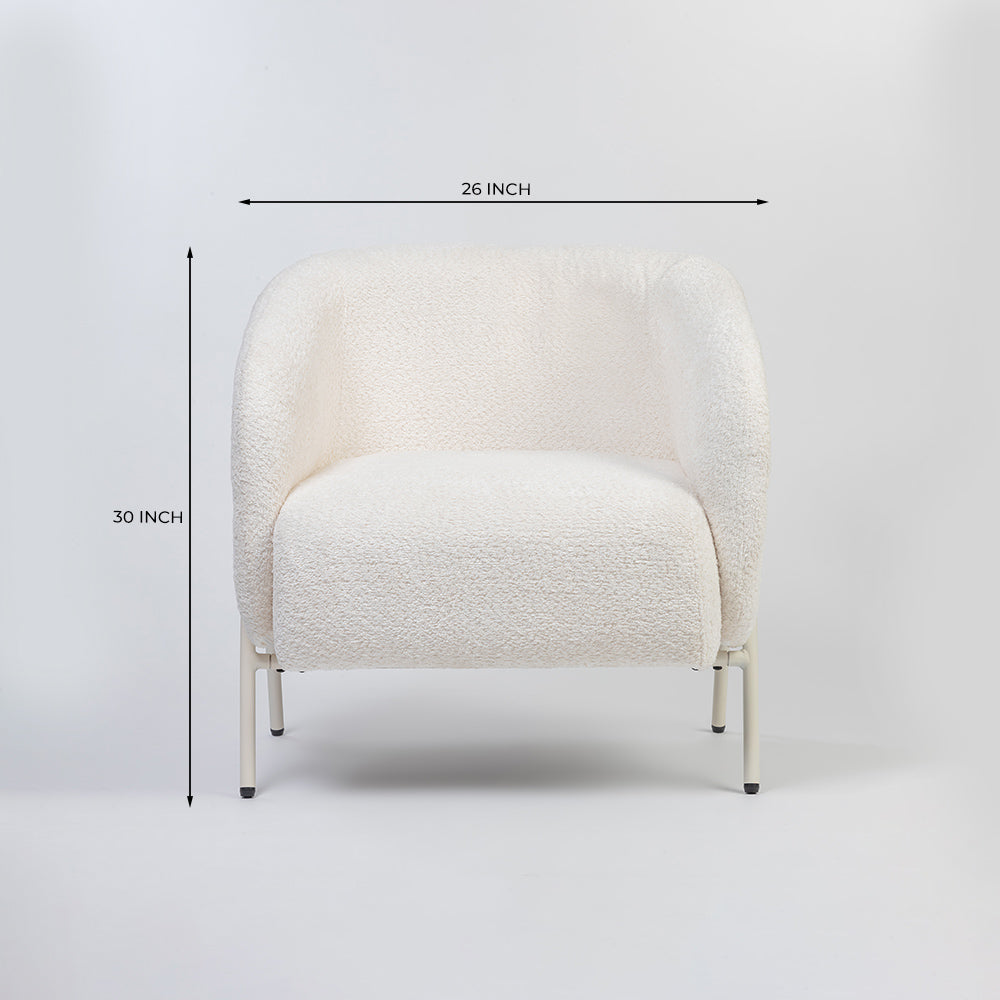 Sunbeam Lounge Chair - White
