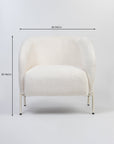 Sunbeam Lounge Chair - White