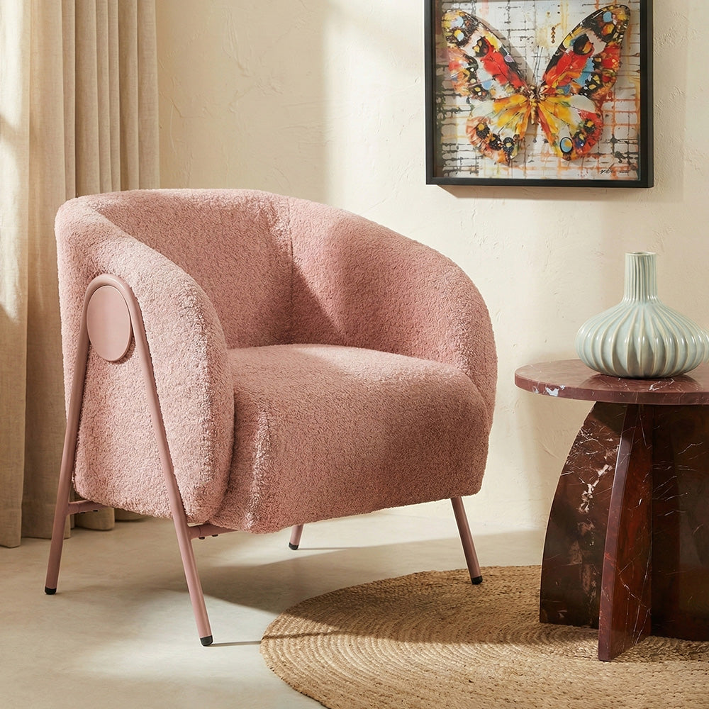 Sunbeam Lounge Chair - Rose Brown