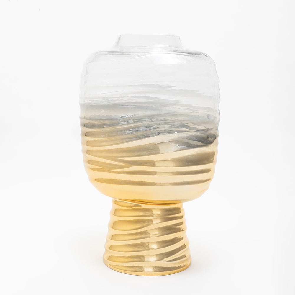 Lavande Charm Glass Vase set of 2