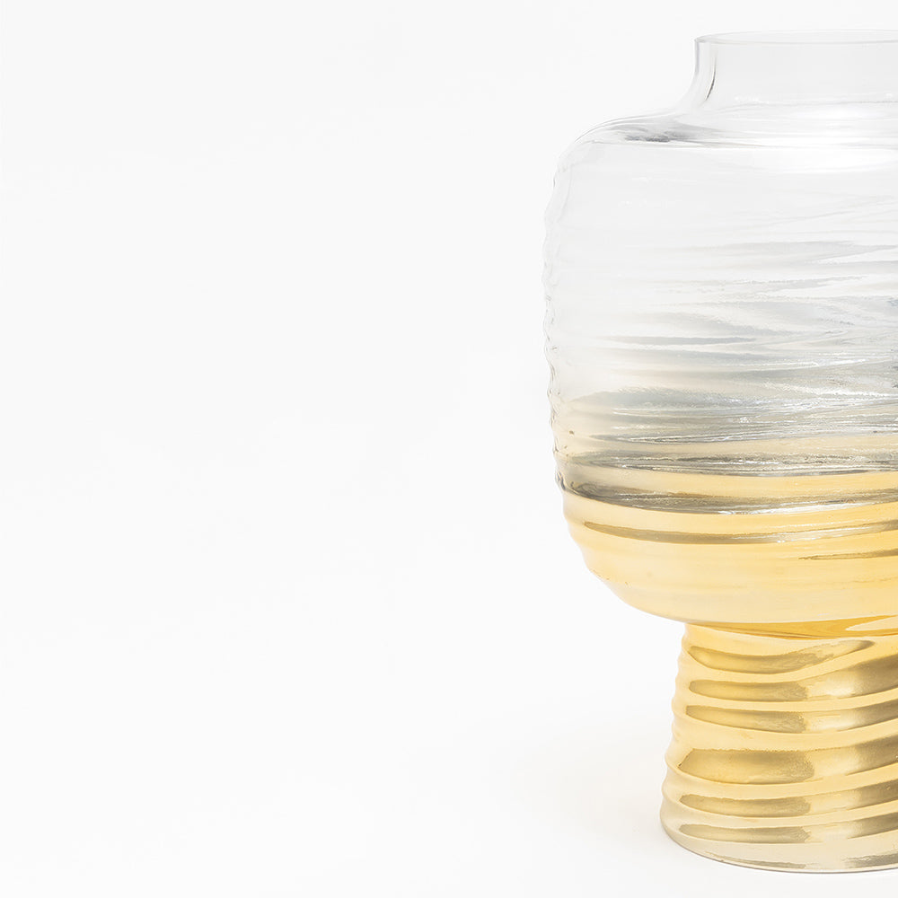 Lavande Charm Glass Vase set of 2