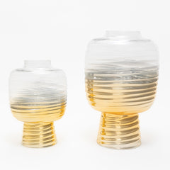 Lavande Charm Glass Vase set of 2