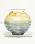 Dynaris Edge Glass Vase Set of 3