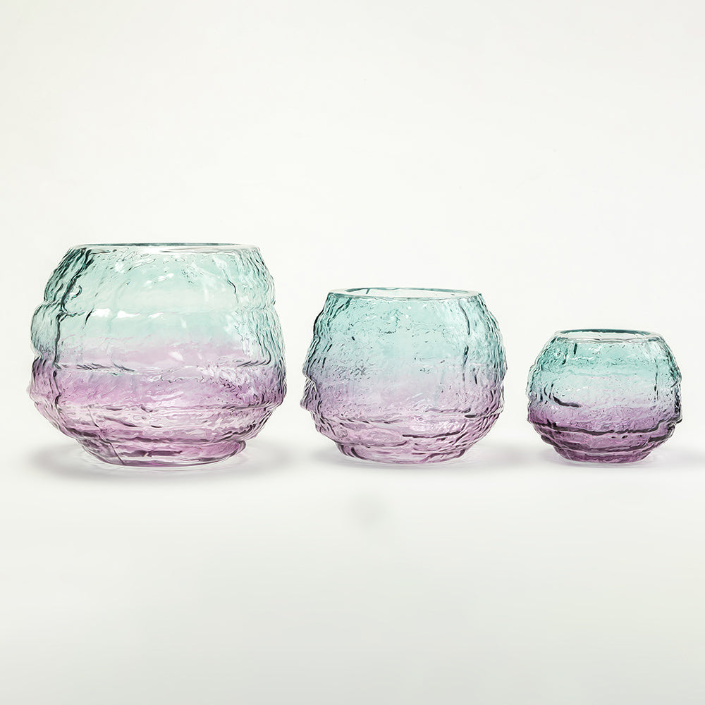 DynaFlux Kate Glass Vase Set of 3 - All