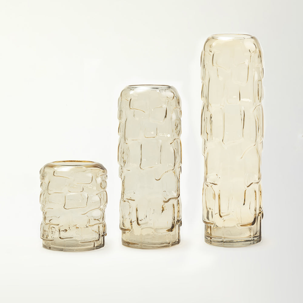 Eterna Yuhan Glass Vase set of 3 - All