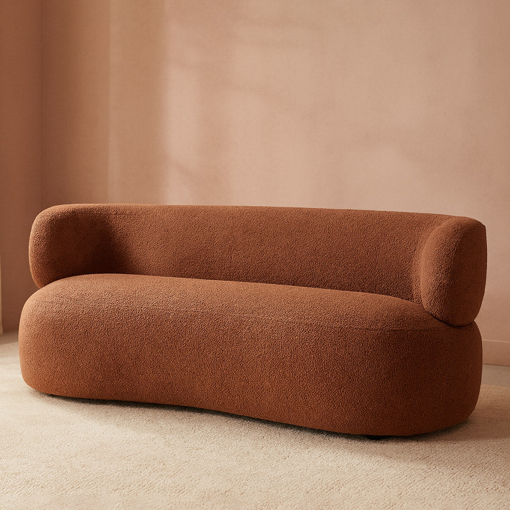 Sofelle Aicelle 2 Seater Sofa - Rose Brown