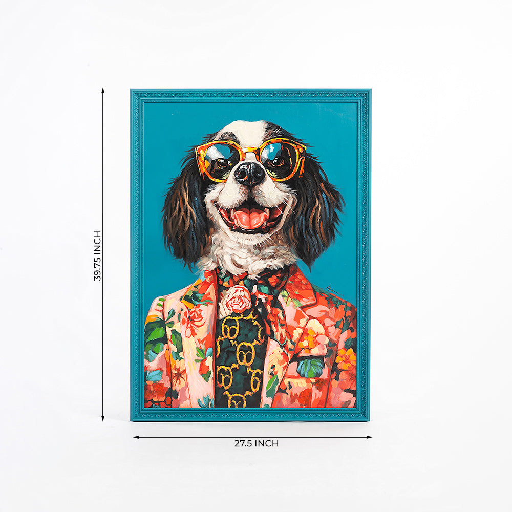 Midnight Paws Wall Painting