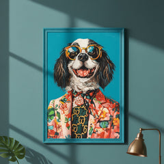 Midnight Paws Wall Painting