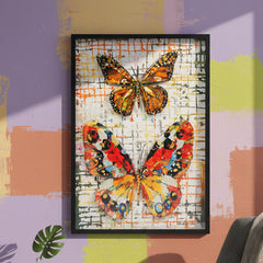 Whim of Wings Wall Painting