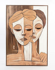Two Faces, One beauty Wall Painting