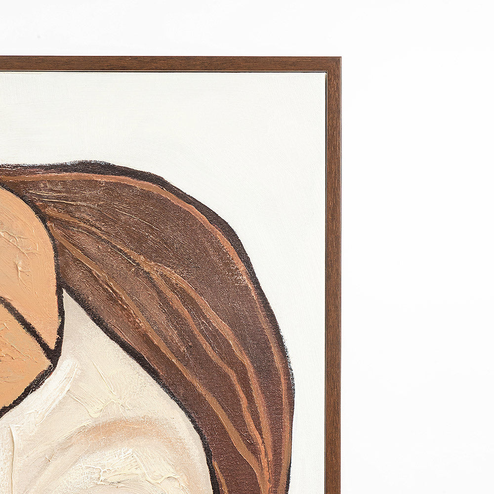 Two Faces, One beauty Wall Painting