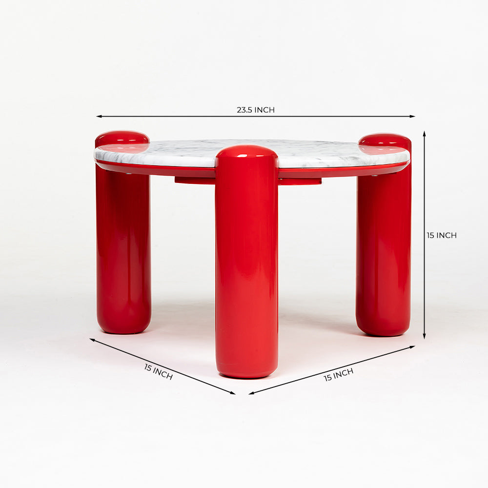 Vortex Shalom Round Marble Coffee Table