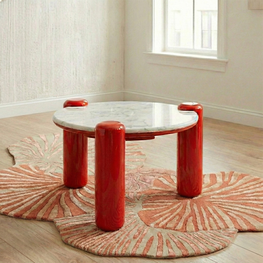 Vortex Shalom Round Marble Coffee Table