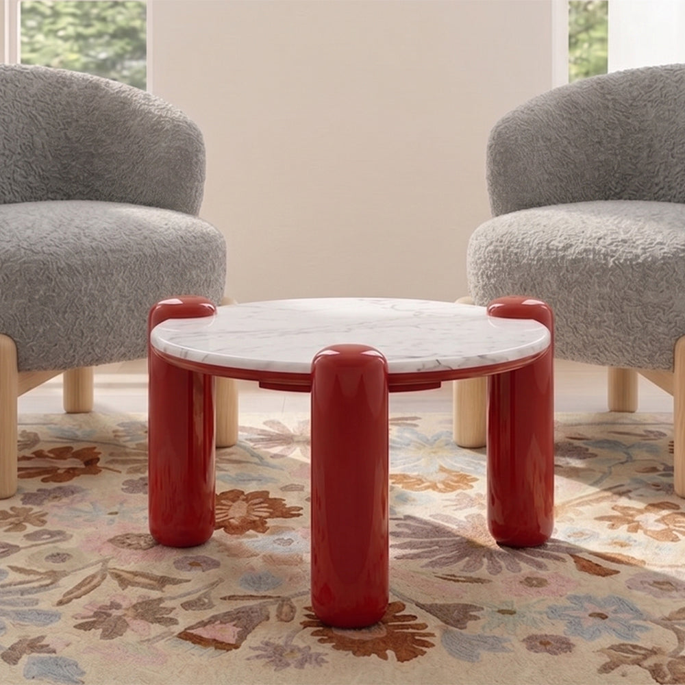 Vortex Shalom Round Marble Coffee Table