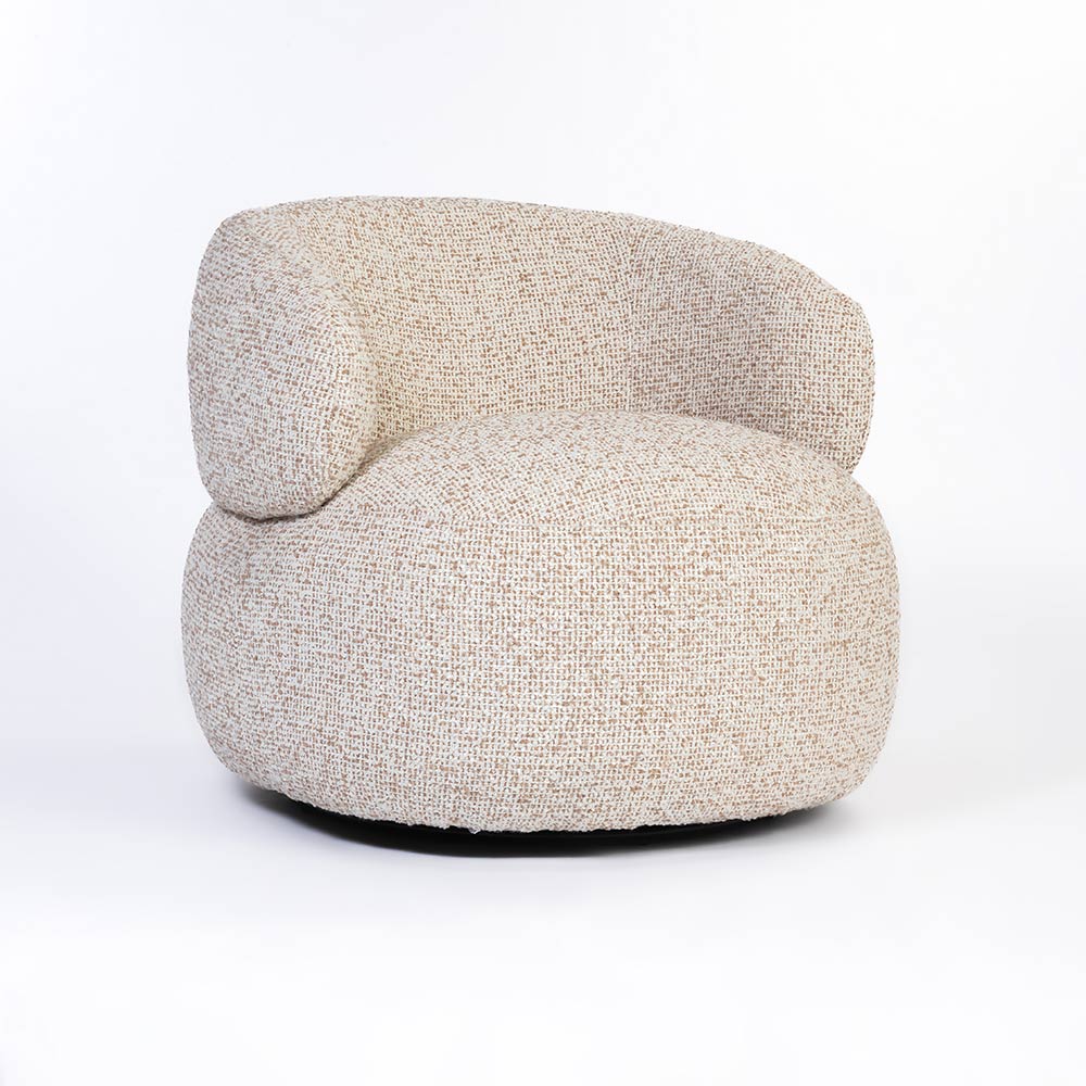 Velmora Erika Swivel Sofa - Beige
