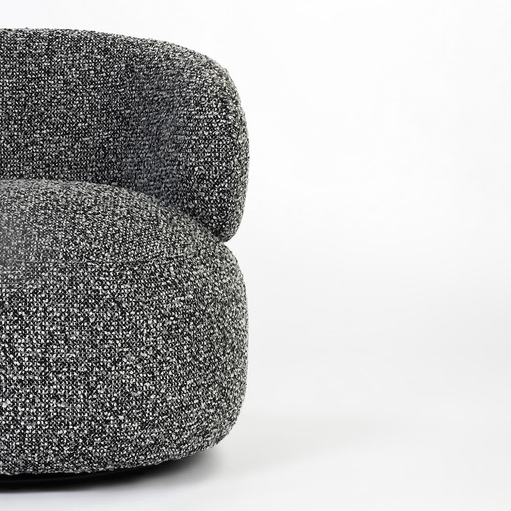 Velmora Erika Swivel Sofa - Black