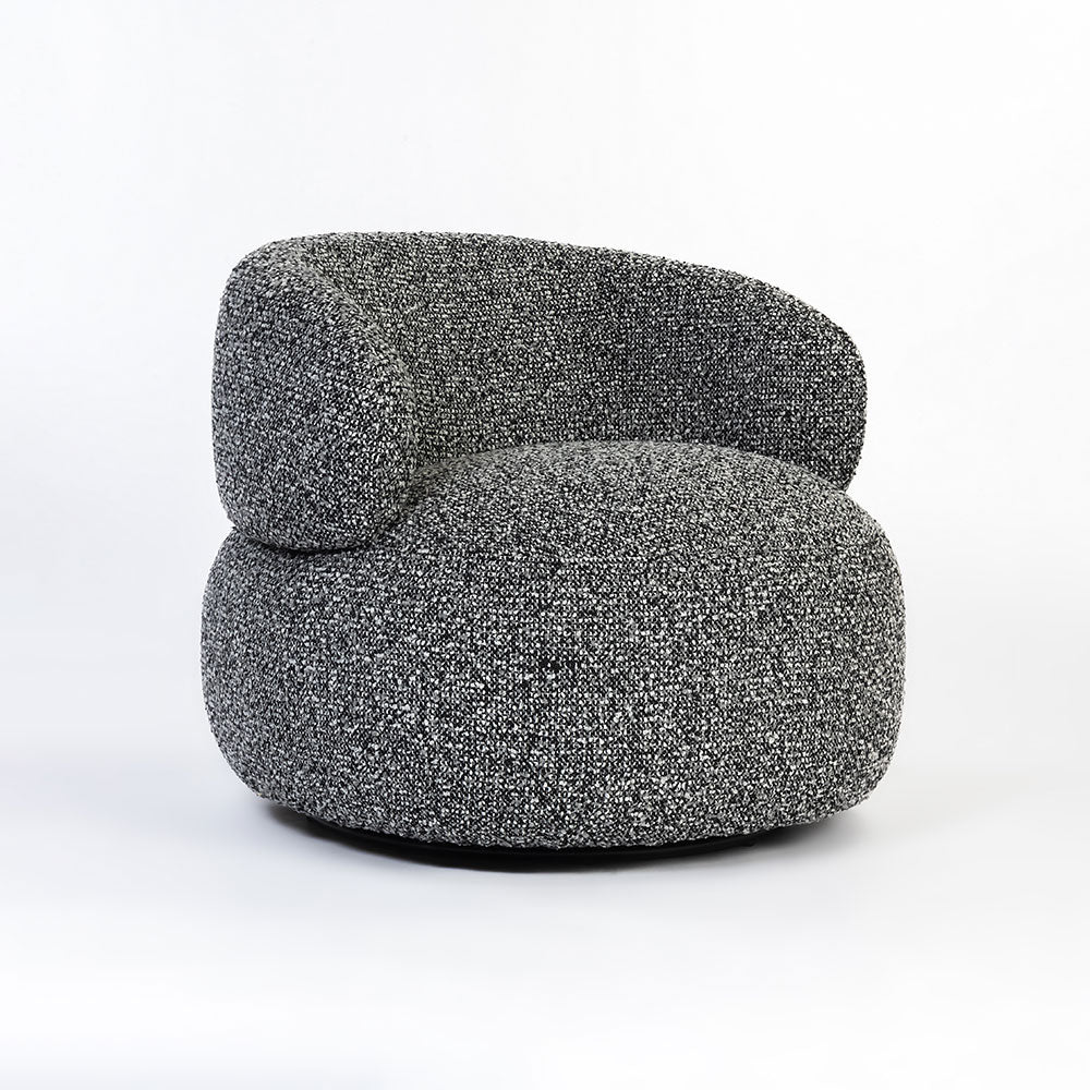 Velmora Erika Swivel Sofa - Black