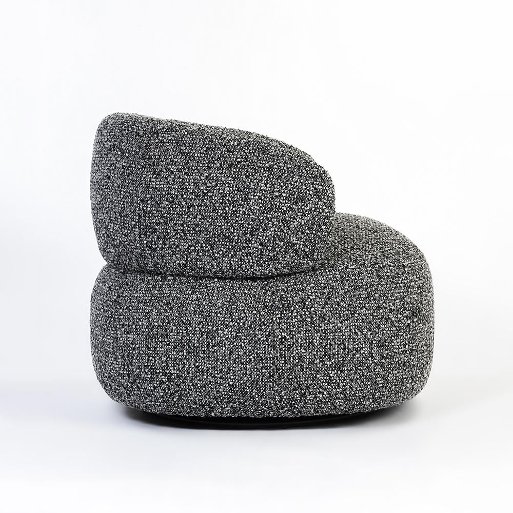 Velmora Erika Swivel Sofa - Black