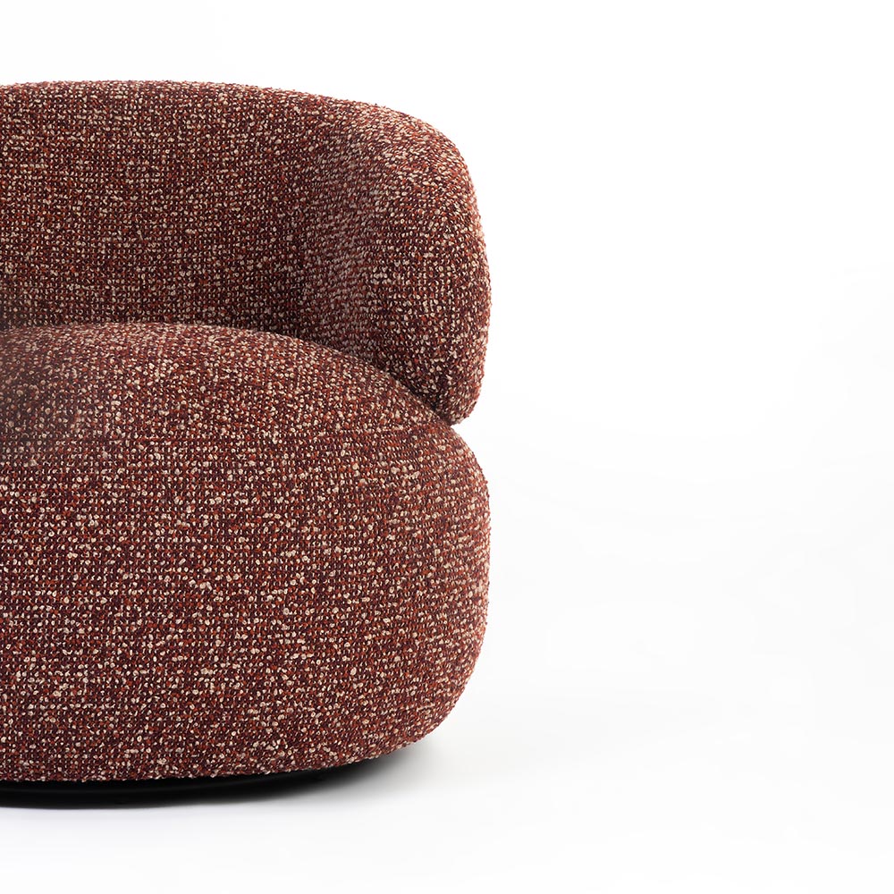 Velmora Erika Swivel Sofa - Red