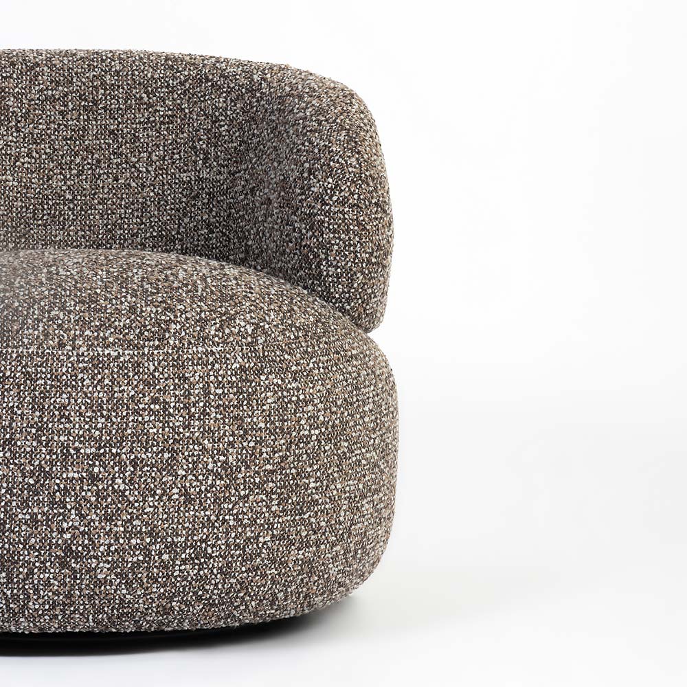 Velmora Erika Swivel Sofa - Taupe