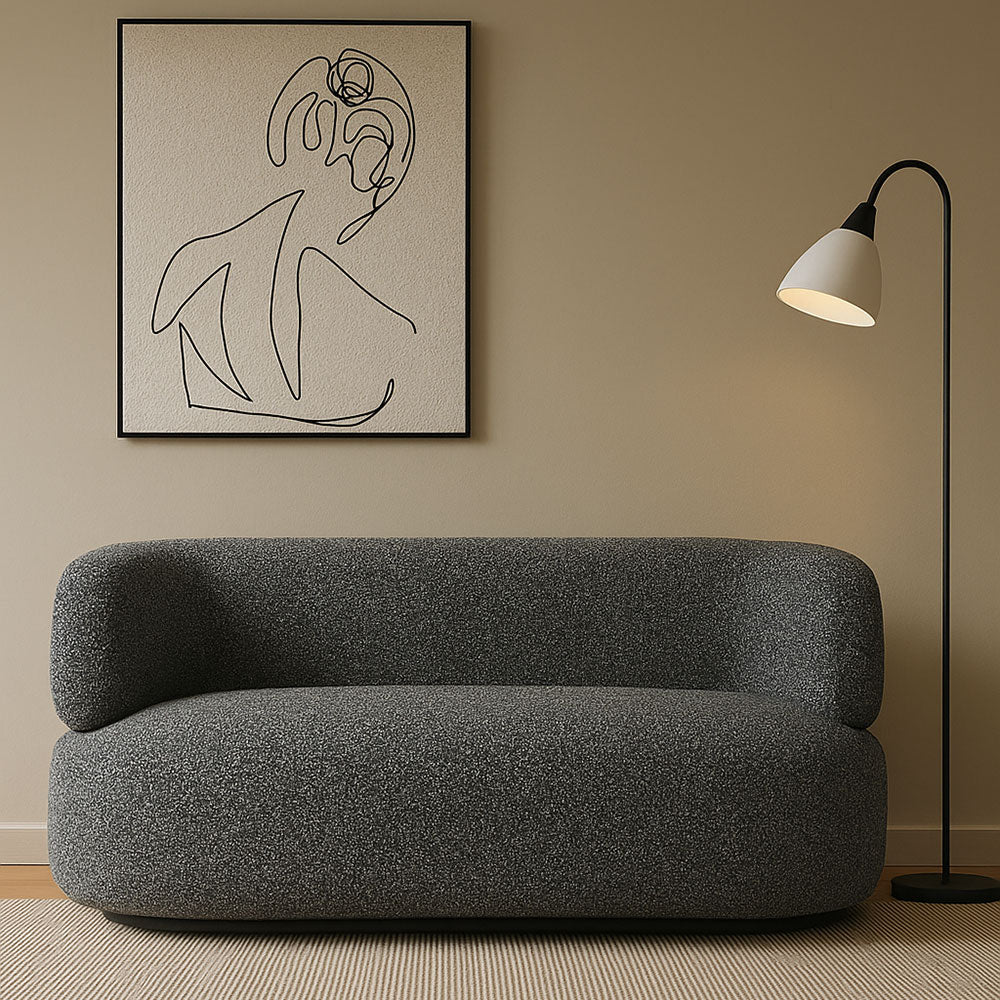 Aurelia Vibrant 2 Seater Sofa - Black