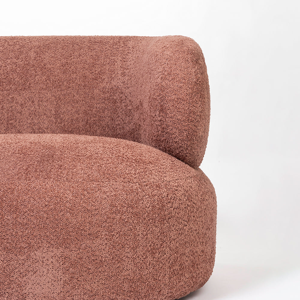 Sofelle Aicelle 2 Seater Sofa - Rose Brown