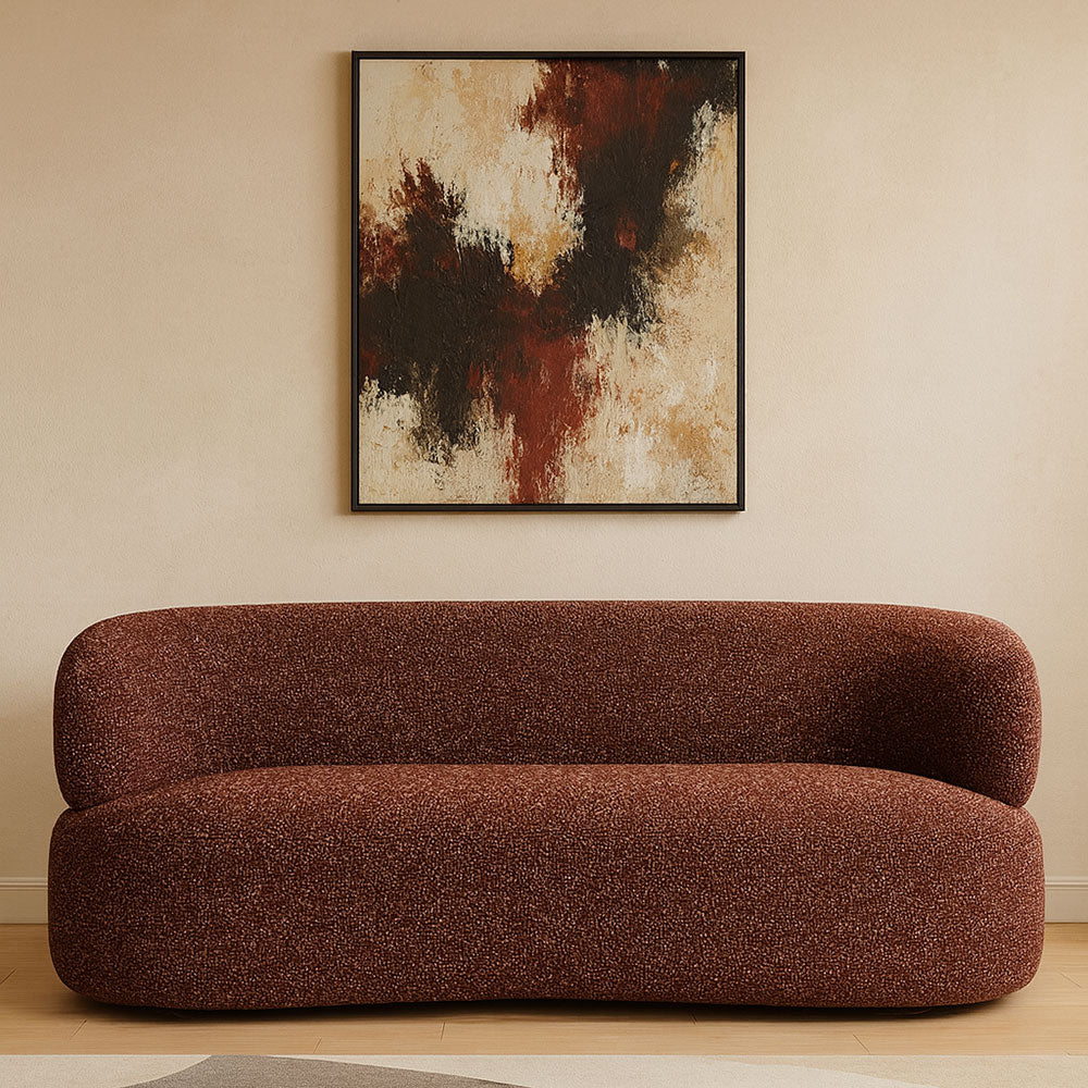 Calmire Arnies 3 Seater  Sofa - Red