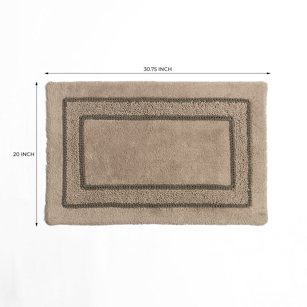 Elmoria Mica Bath Mat - Beige