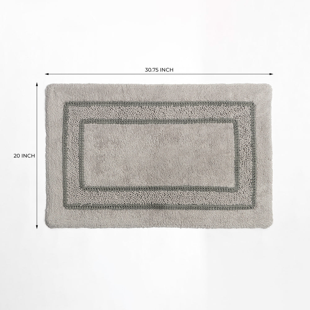 Elmoria Mica Bath Mat - Grey