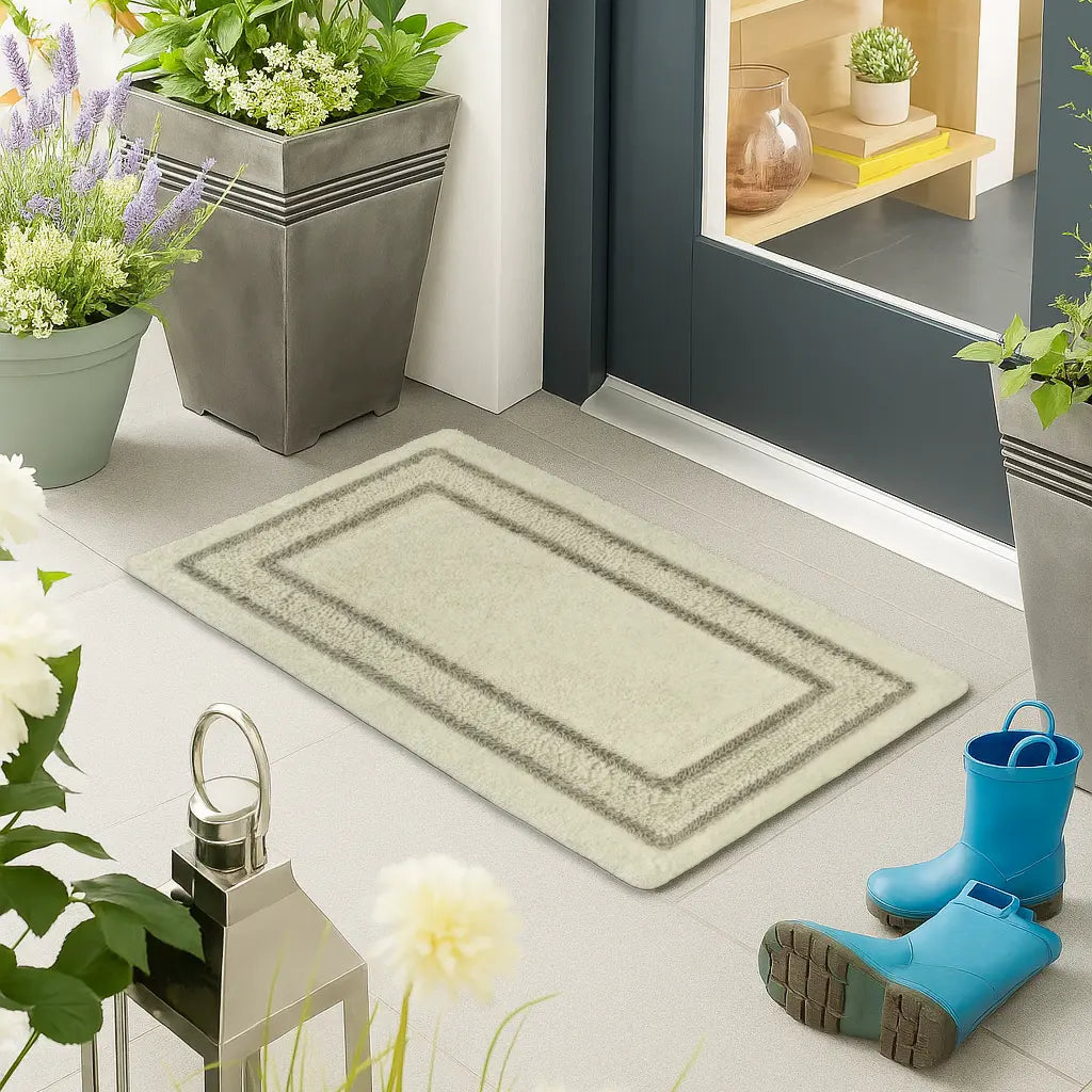 Elmoria Mica Bath Mat - Off-White