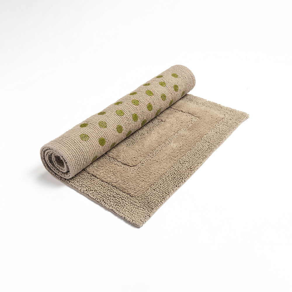 Rosavyn Bloom Bath Mat - Beige