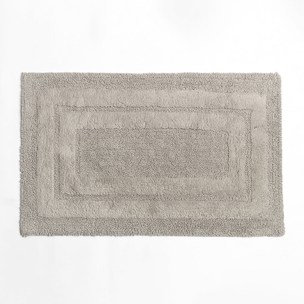 Rosavyn Bloom Bath Mat - Grey