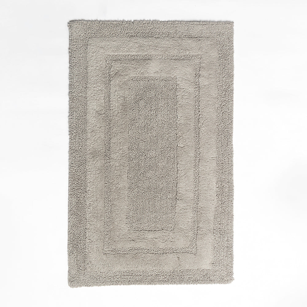 Rosavyn Bloom Bath Mat - Grey
