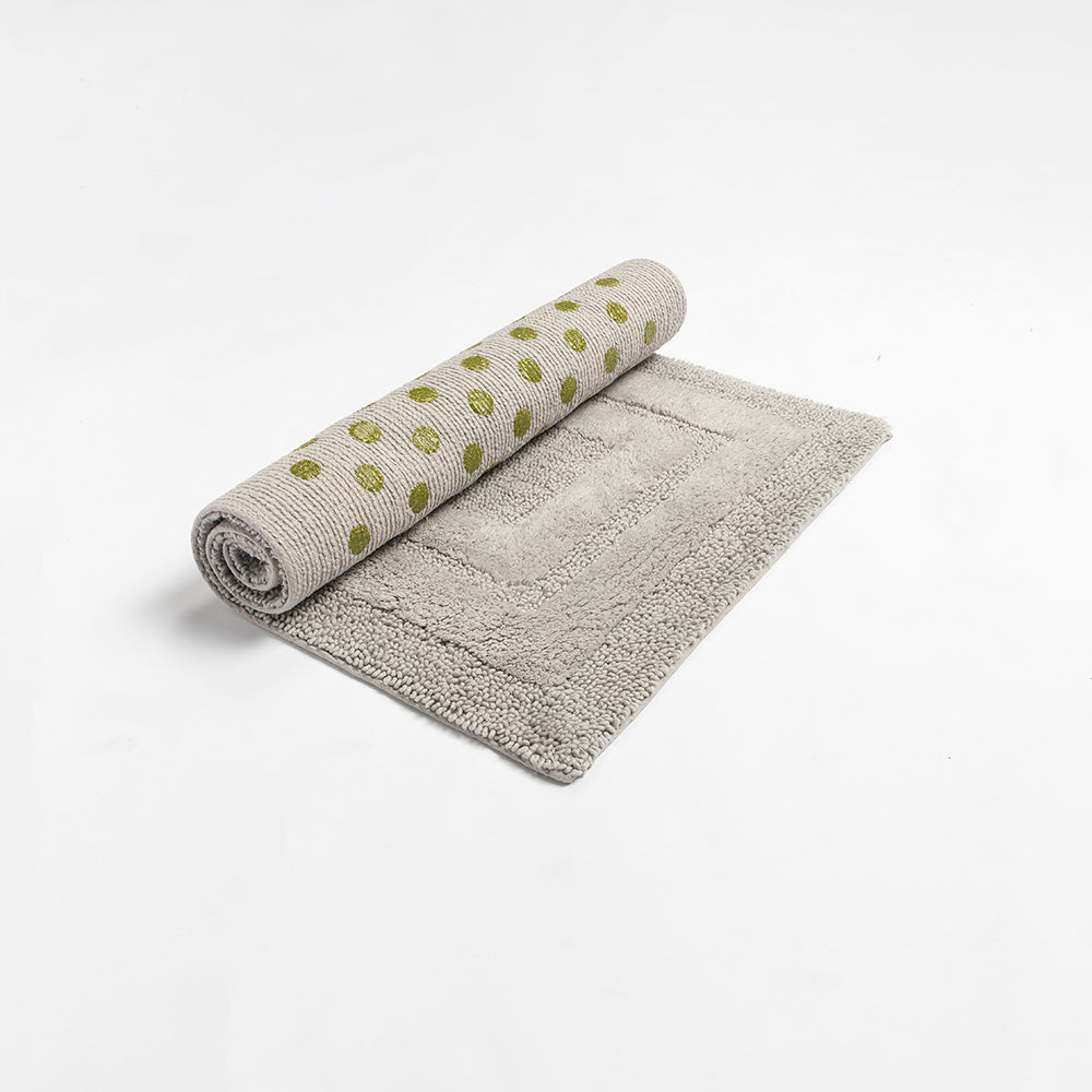 Rosavyn Bloom Bath Mat - Grey